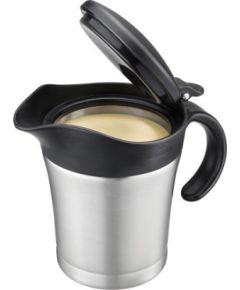 GEFU TREAT Jug 0.5 L Black, Stainless steel