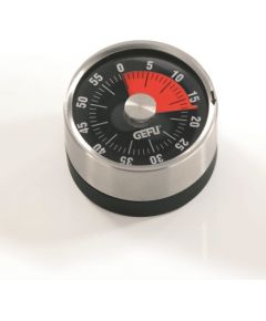 GEFU OPTICO Mechanical kitchen timer Black, Stainless steel