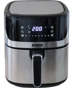 Hot air fryer NOVEEN AF550 6.5 l 1600 W Black, Silver