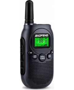 Walkie-Talkie Baofeng BF-T6 Panda Schwarz Rācijas