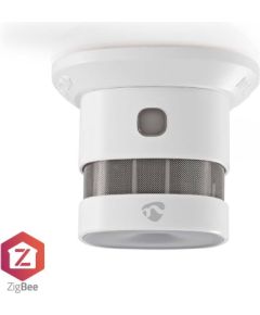 Nedis SmartLife Smoke Detector | Zigbee 3.0 | Battery Powered | Sensor life cycle: 10 year | EN 14604 | Android™ / IOS | 85 dB | White | 1 pcs