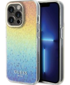 Guess IML Faceted Mirror Disco Iridescent Case Защитный Чехол для iPhone Apple 15 Pro