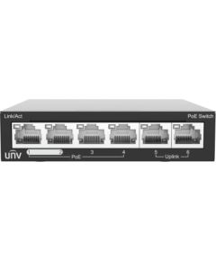 Uniview NSW2020-6T-POE-IN ~ PoE Komutators 4FE(PoE)+2FE(Uplink)(PoE 60W)