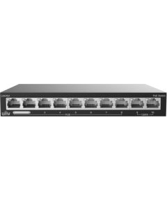 Uniview NSW2020-10T-POE-IN ~ PoE Komutators 8FE(PoE)+2FE(Uplink)(PoE 88W)