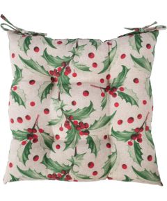 Cushion for chair, WINTER FLOWERS 40x40cm