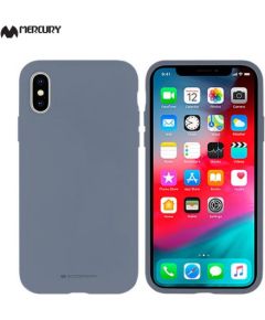 Mercury Силиконовый матовы чехол с Мягкой внутренней частью для Apple iPhone 11 Pro Лавандово-Серый