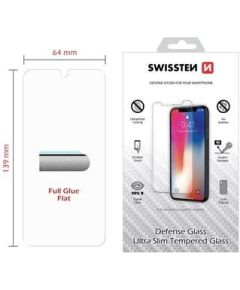 Swissten Ultra Slim Tempered Glass Premium 9H Aizsargstikls Samsung A405 Galaxy A40