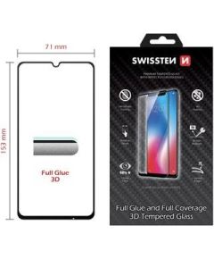 Swissten Ultra Durable 3D Full Face Tempered Glass Защитное стекло Xiaomi Redmi Note 7 / Note 7 Pro Черное