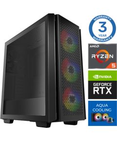 INTOP AQUA Ryzen 5 7600X 64GB DDR5 500SSD M.2 NVME RTX4060Ti 8GB no-OS