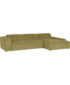 Corner sofa LEHTE 3-seater, right corner, green