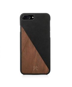 EcoSplit Wooden+Leather iPhone 7+ / 8+  Walnut/black eco249