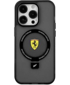 Ferrari Ring Stand MagSafe Back Case Aizsargapvalks Priekš Apple iPhone 15