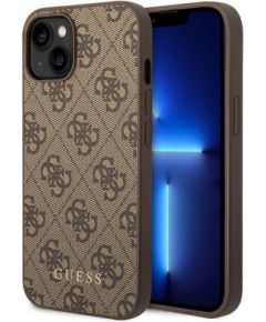 Guess 4G Metal Gold Logo Back Case Защитный Чехол для Apple iPhone 15 Plus