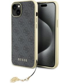 Guess 4G Charms Collection Back Case Aizsargapvalks Priekš Apple iPhone 15 Plus