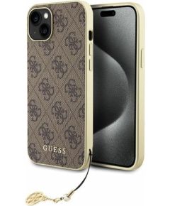 Guess 4G Charms Collection Back Case Aizsargapvalks Priekš Apple iPhone 15 Plus