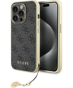 Guess 4G Charms Collection Back Case Aizsargapvalks Priekš Apple iPhone 15 Pro