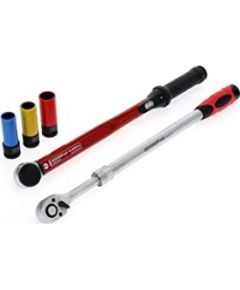 GEDORE red wheel change assortment, 5 pieces, torque wrench (black/red) 3300187