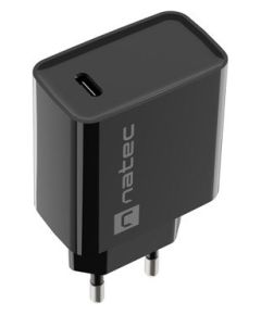 NATEC USB CHARGER RIBERA USB-C 20W PD BLACK