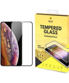Mocco Full Glue 5D Signature Edition Tempered Glass Aizsargstikls Pilnam Ekrānam Apple iPhone 11 Pro Melns