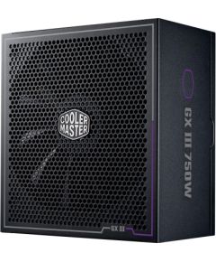 Power Supply COOLER MASTER 750 Watts Efficiency 80 PLUS GOLD PFC Active MTBF 100000 hours MPX-7503-AFAG-BEU