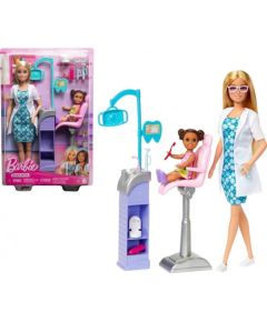 Lalka Barbie Mattel Dentystka blondynka HKT69