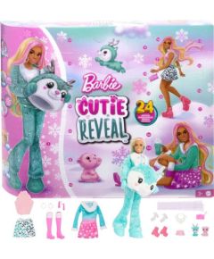 Lalka Barbie Mattel Cutie Reveal Kalendarz adwentowy (HJX76)