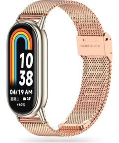 Tech-Protect ремешок для часов MilaneseBand Xiaomi Smart Band 8, rose gold