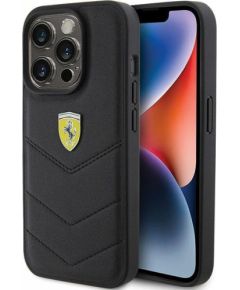 Ferrari Quilted Metal Logo Back Case Защитный Чехол для Apple iPhone 15 Pro