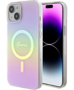 Guess IML Iridescent MagSafe Back Case Защитный Чехол для Apple iPhone 15