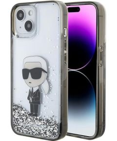 Karl Lagerfeld Liquid Glitter Ikonik Back Case Защитный Чехол для Apple iPhone 15