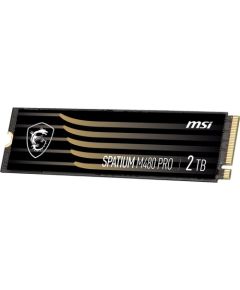 MSI SPATIUM M480 PRO PCIE 4.0 NVME M.2 2TB internal solid state drive PCI Express 4.0 3D NAND