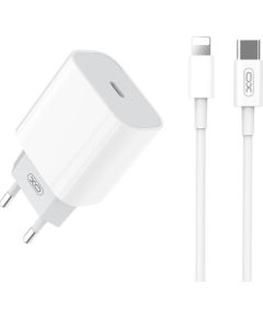 Wall Charger with + Lightning Cable XO L77 20W (white)