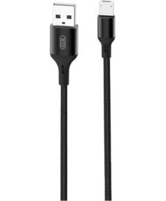 Cable USB to Micro USB XO NB143, 1m (black)