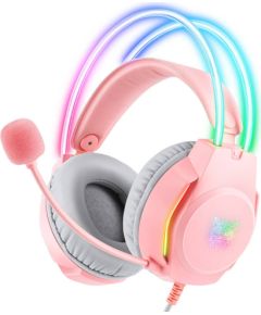 Gaming headphones ONIKUMA X26 Pink