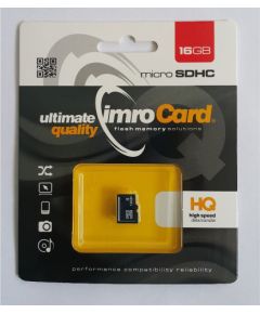 Imro Atmiņas Karte microSDHC 16GB / cl. 6