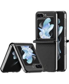 Dux Ducis Galaxy Z Flip5 5G Flip Leather Case Wallet - Black