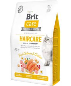 BRIT Care Cat Grain-Free Haircare - dry cat food - 2 kg
