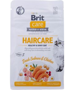 BRIT Care Grain Free Haircare Healthy & Shiny Coat - dry cat food - 400 g