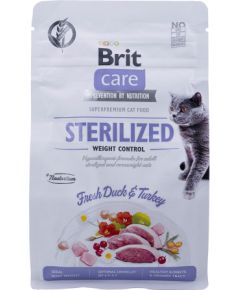 BRIT Care Grain-Free Sterilized Weight Control  - dry cat food - 400 g