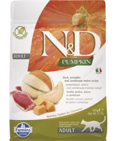 FARMINA N&D Pumpkin Cat Duck and Cantaloupe Melon Adult - dry cat food - 300 g