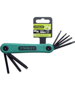 Skrūvgriežu uzgaļu komplekts Stanley TORX; 8 gab.