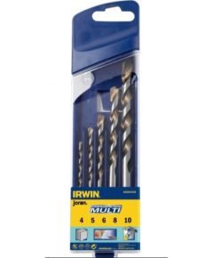 Daudzfunkcionālu urbju komplekts Irwin CORDLESS; 4-10 mm