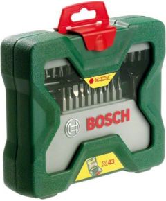 Urbju un skrūvgriežu uzgaļu komplekts Bosch X-Line; 43 gab.