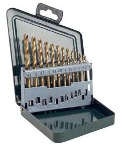 Metāla urbju komplekts Bosch HSS-Tin; 1,5-6,5 mm; 13 gab.