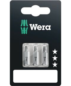 Skrūvgriežu uzgaļu komplekts Wera 851/1 Z SB; PH1/2/3; 25 mm; 3 gab.