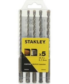 Betona urbju komplekts Stanley STA85050-XJ; SDS, 5-8 mm; 5 gab.