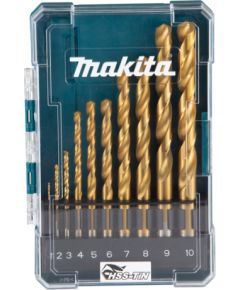Urbju komplekts Makita D-72849; 1-10 mm; 10 gab.