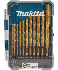 Urbju komplekts Makita D-72855; 1,5-6,5 mm; 13 gab.