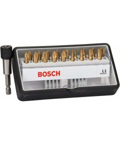 Bosch Uzgaļu komplekts Max Grip; PH; PZ; T; 18 gab. + magnētisks turētājs