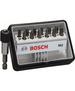 Bosch Uzgaļu komplekts Extra Hard; PH; PZ; 12 gab. +  turētājs